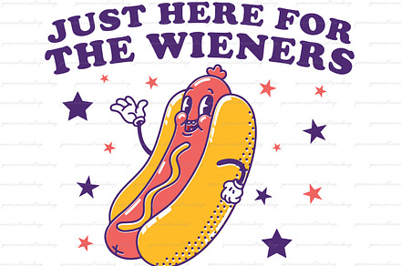 4th of July Svg, Funny Hot Dot Svg, an Object Graphic by Little Mango