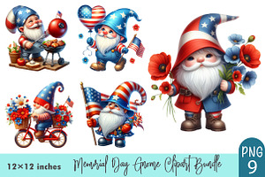 Memorial Day Gnome Sublimation, a Graphic by CitraGraphics