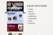 Bold Wix Website for Creative Agency, a Wix Template by AdvertFox (Thumbnail 4 of 10)