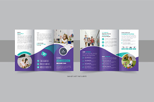 School admission trifold brochure, a Brochure Template by Pavel_design