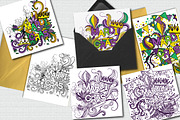 Mardi Gras Joyful Collection, a Decorative Illustration by Elinorka (Thumbnail 4 of 9)