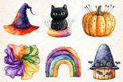 Groovy Halloween Sewing Clipart, an Illustration by Dream Creation (Thumbnail 3 of 7)