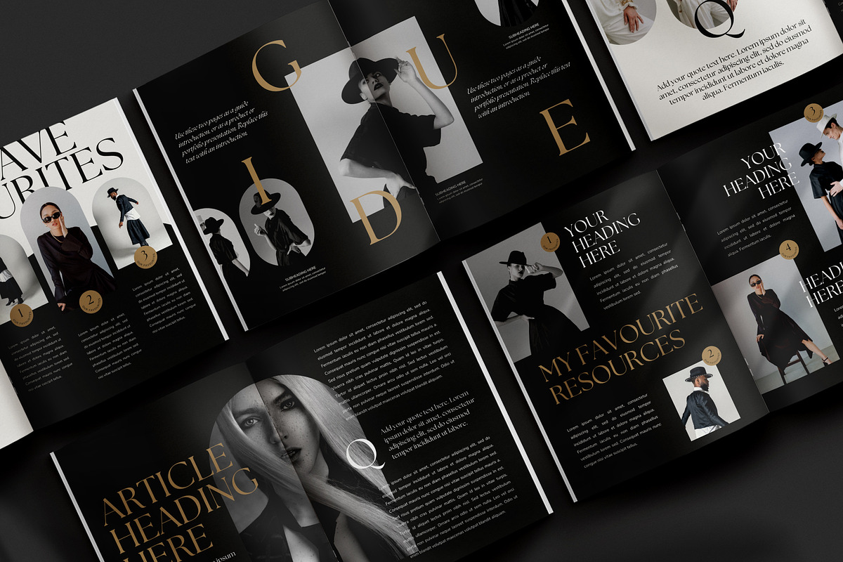 Business Course Creator Bundle CANVA, a Magazine Template by Studio Loire