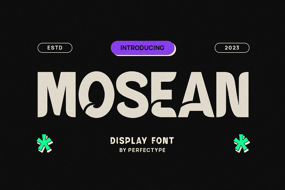 Mosean Modern Sans Serif, a Sans Serif Font by Perfectype (Photo 1 of 10)