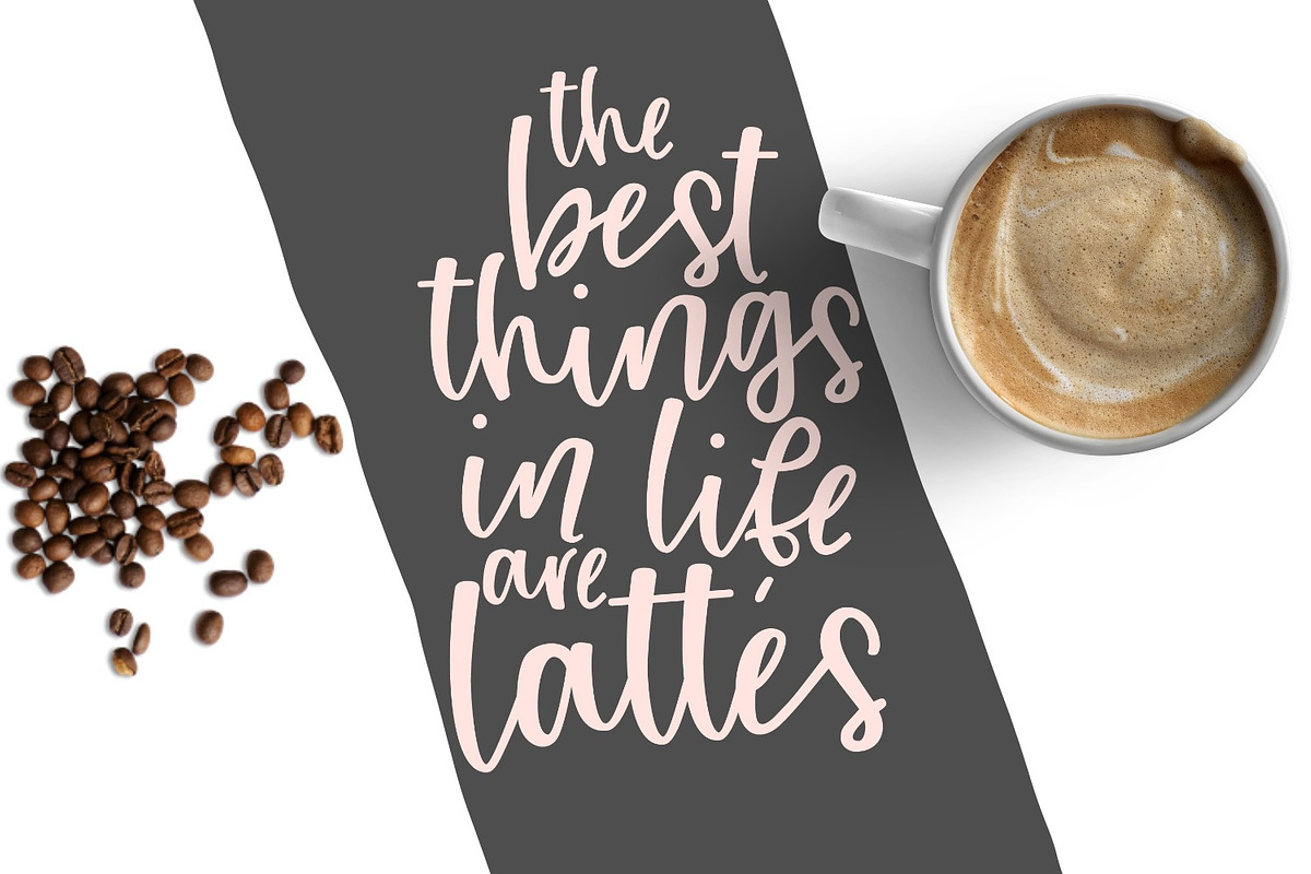 Hazelnut Macchiato Script Font preview 3