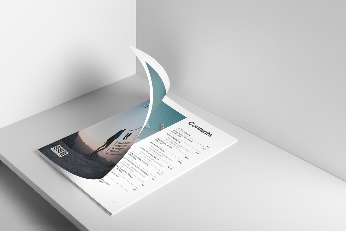 Travel Magazine Template preview 4