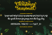 Christmas Seasonal, a Script Font by Doehantz Studio (Thumbnail 7 of 9)