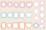 Whimsical Coquette Frames Bundle, a Decorative Illustration by marie dricot (Thumbnail 2 of 12)