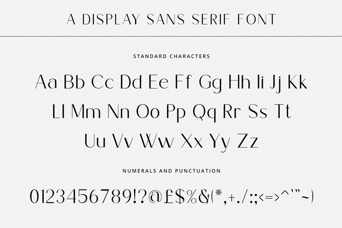 Veronica - Modern Stylish, a Sans Serif Font by RockboyStd (Photo 9 of 12)