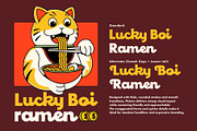 Pickers - Retro Bold Typeface, a Script Font by Any-Type® Foundry (Thumbnail 3 of 9)