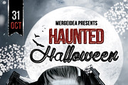 Haunted Halloween Party Flyer, a Flyer Template by MergeIdea (Thumbnail 2 of 3)