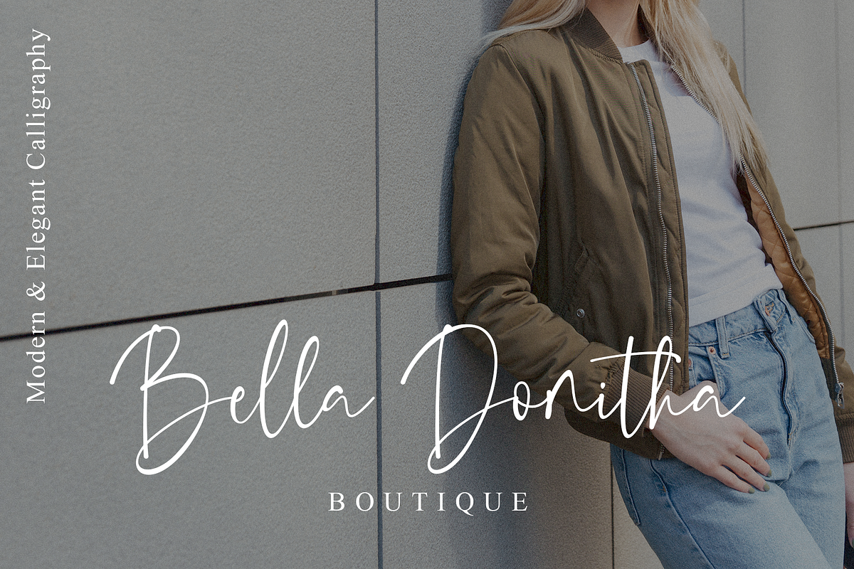 Belathine - Modern Script Font, a Script Font by MJB Letters (Photo 8 of 10)