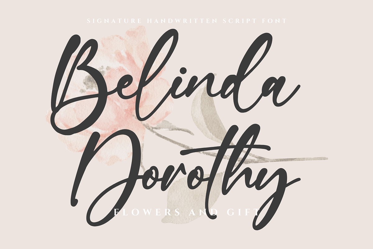 Quella Amber - Stylish Signature, a Handwritten Font by CreateBigSupply (Photo 3 of 9)
