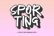 Sporting, a Script Font by Alexander Tiunov (Thumbnail 1 of 8)