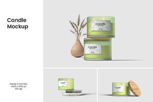 Candle Mockup, a Product Mockup by Graphicbars