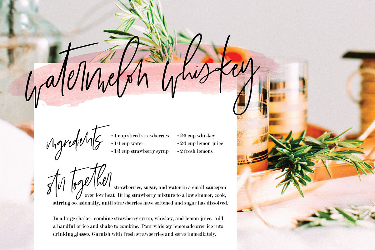 Wild & Rad Handwritten Script Font, a Script Font by Creator Goodies (Photo 9 of 10)