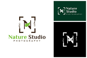 Letter N Leaf Root Lens Logo, a Branding & Logo Template by Atlantis X Nurman Arbai