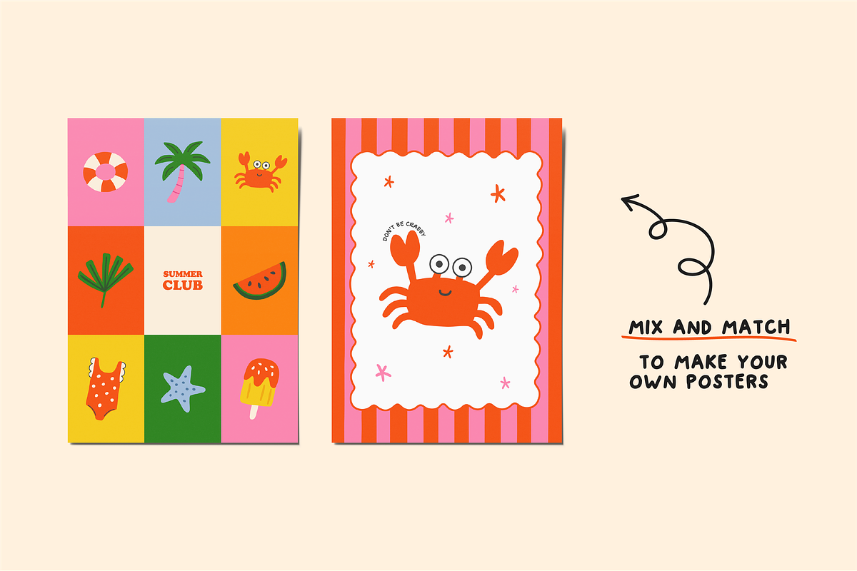 Summer Vibes Illustration Pack!, an Illustration by The Art Lab by Anka F. (Photo 5 of 7)