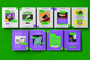 Electronic Sale Instagram Carousel &, a Social Media Template by Attype (Thumbnail 2 of 5)