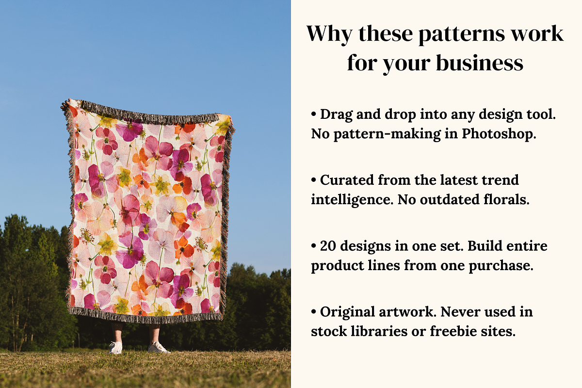 Twilight Herbarium Pressed Florals, a Pattern Graphic by Ninterints (Photo 3 of 17)