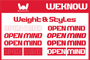 Open Mind font, a Font by weknow (Thumbnail 7 of 8)