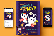 Horror Halloween Movie Flyer, a Flyer Template by Creativestoree (Thumbnail 3 of 4)