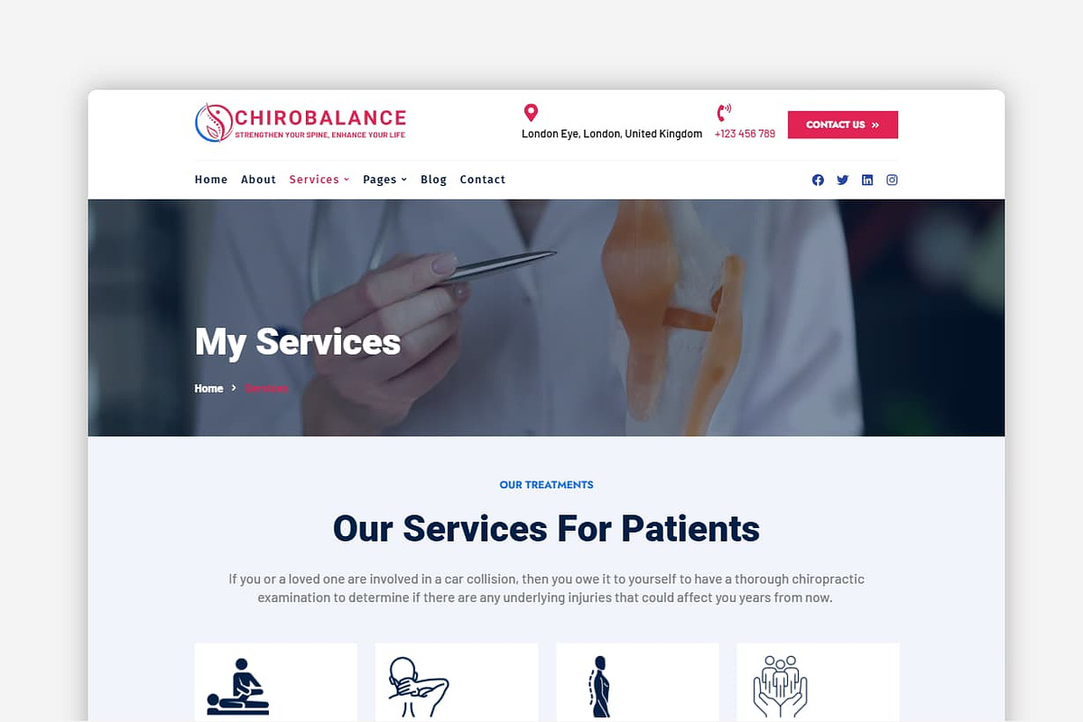 Chirobalance WordPress Theme preview 4