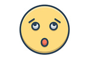 Surprised dozing icon, an Icon by Creative priyanka