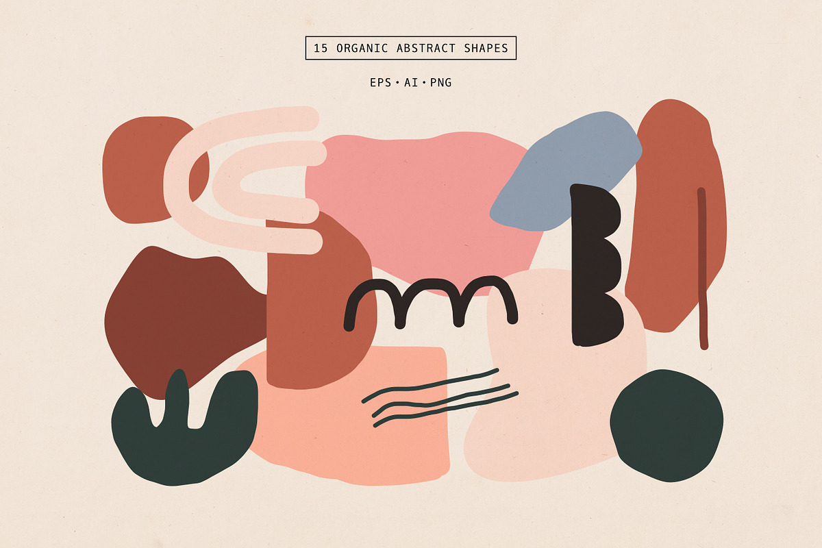 Natura | Modern Graphics Set, a Background Graphic by Studio Fevrier (Photo 4 of 11)