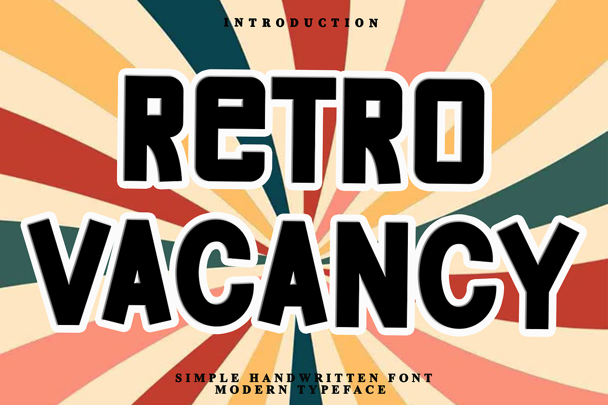 Retro Vacancy, a Script Font by FreshTypeINK (Photo 1 of 8)