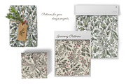 Watercolor Greenery Patterns, a Pattern Graphic by MayaNavits (Thumbnail 9 of 11)