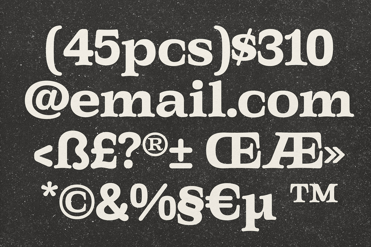 Gts Prase - Bold Serif, a Serif Font by Graptail (Photo 11 of 11)