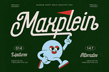 Maxplein - Modern Retro Script