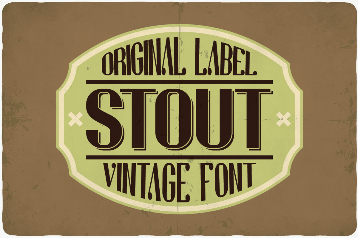 Stout typeface preview 3