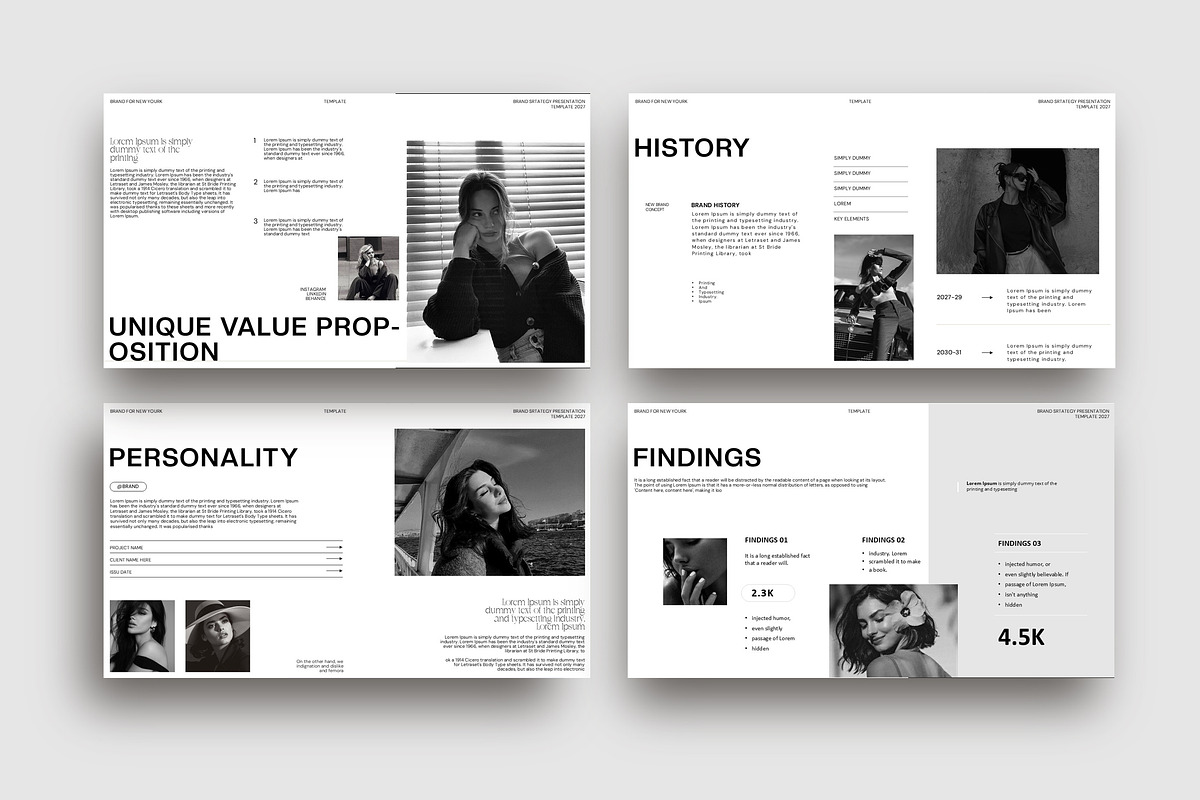 Brand Strategy Presentation Template, a Presentation Template by Alvi-Studio (Photo 6 of 8)