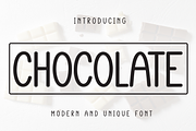 Chocolate | Script Font, a Script Font by Scratchones (Thumbnail 1 of 8)