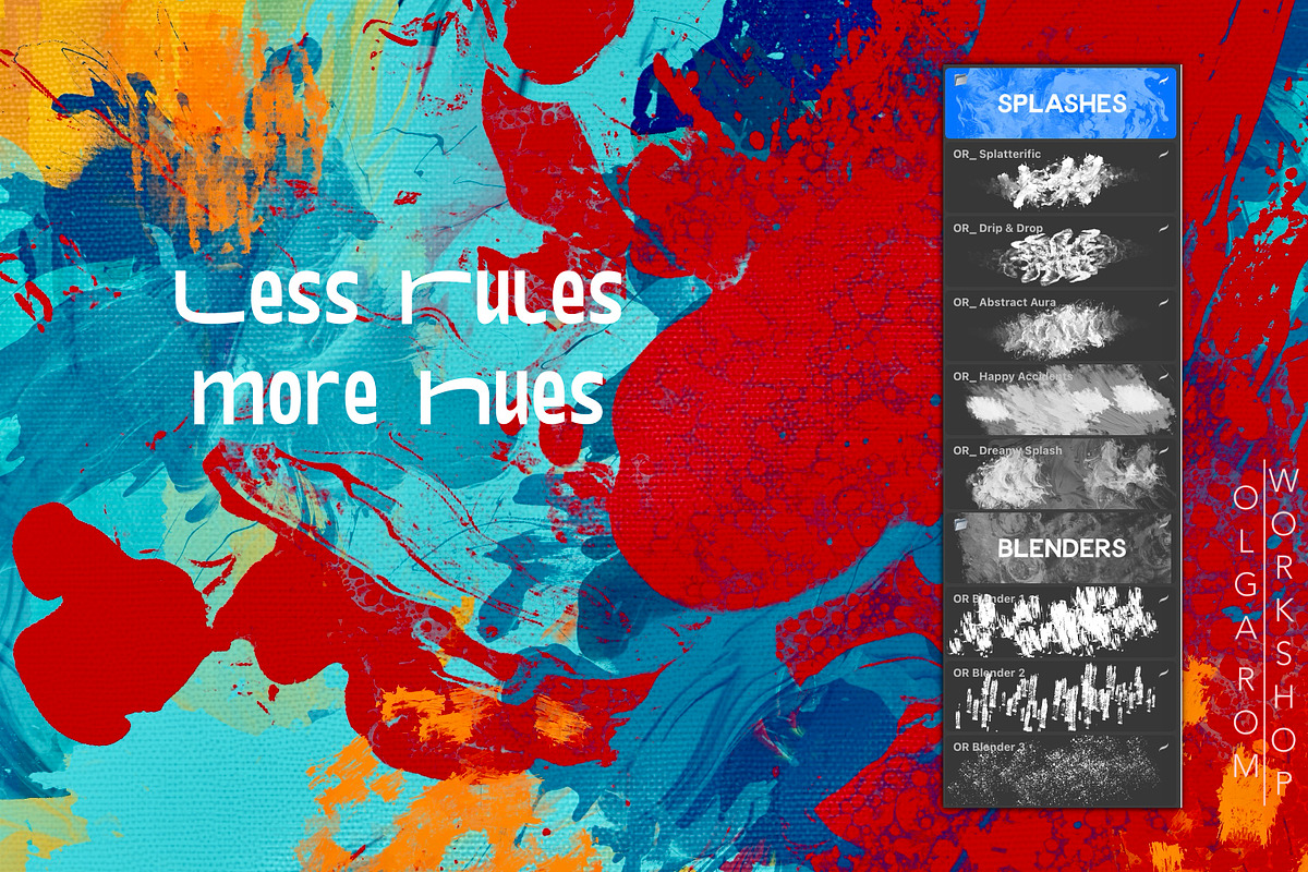 Painterly Aesthetic Procreate Bundle, a Brush Add-On by OlgaRom (Photo 6 of 8)
