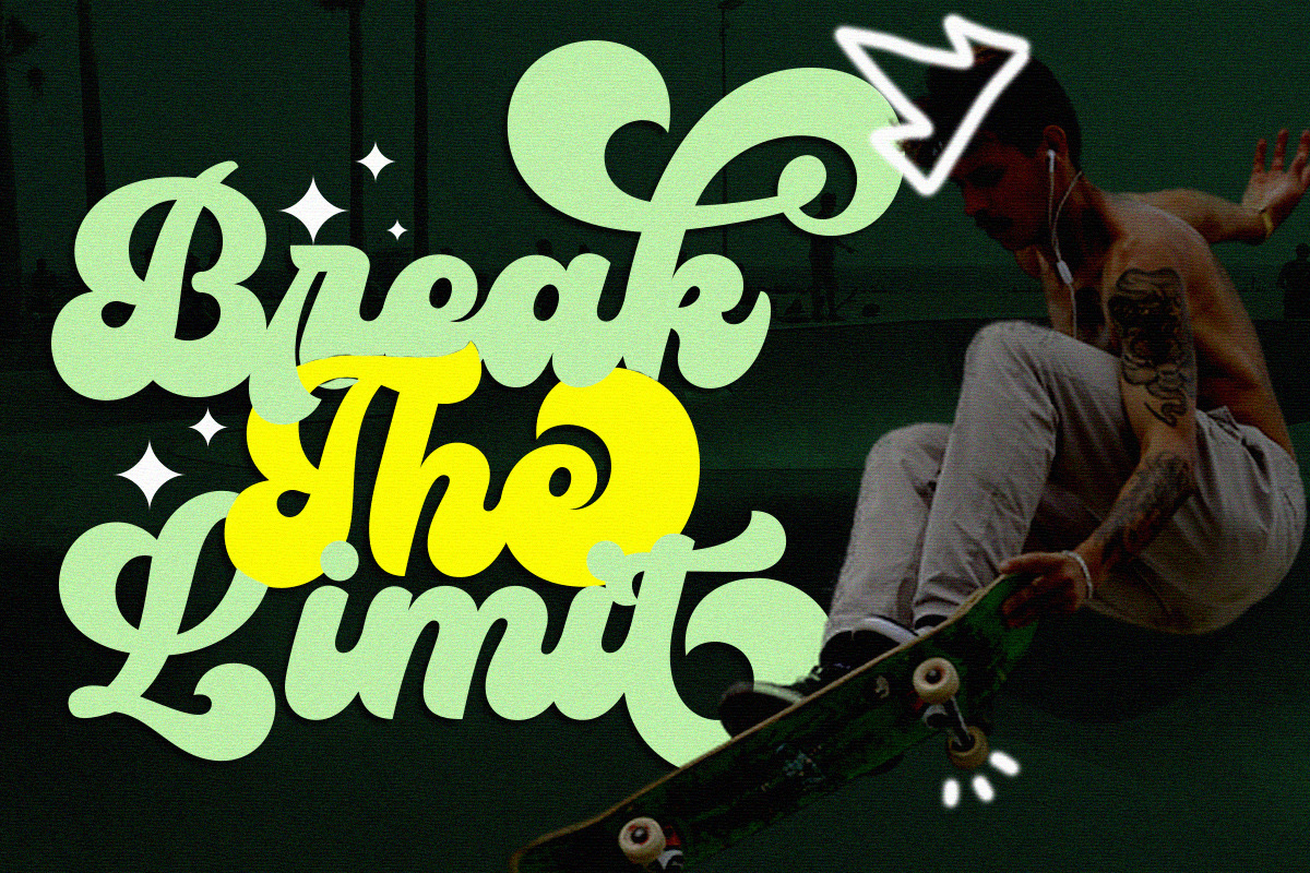 Mafhea - Vintage Retro Font, a Script Font by Letter Fresh (Photo 10 of 12)