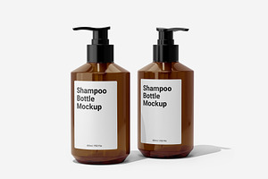 Cosmetic Spray Pump Bottle Mockup, a Packaging Mockup by Akebareee