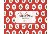 Vintage Christmas nostalgic pattern, a Texture Graphic by Milatoo (Thumbnail 1 of 6)