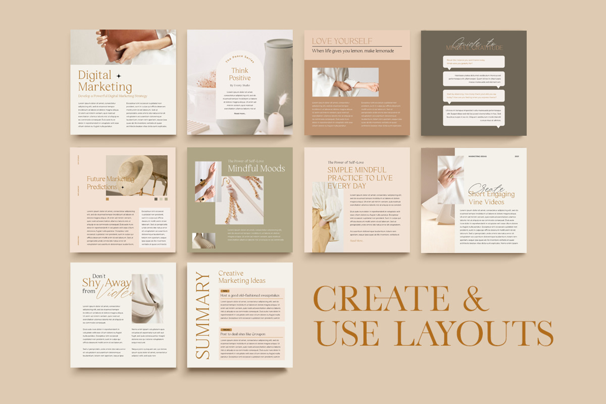 Instagram Coach Engagement CANVA PS, a Social Media Template by Eviory (Photo 27 of 48)