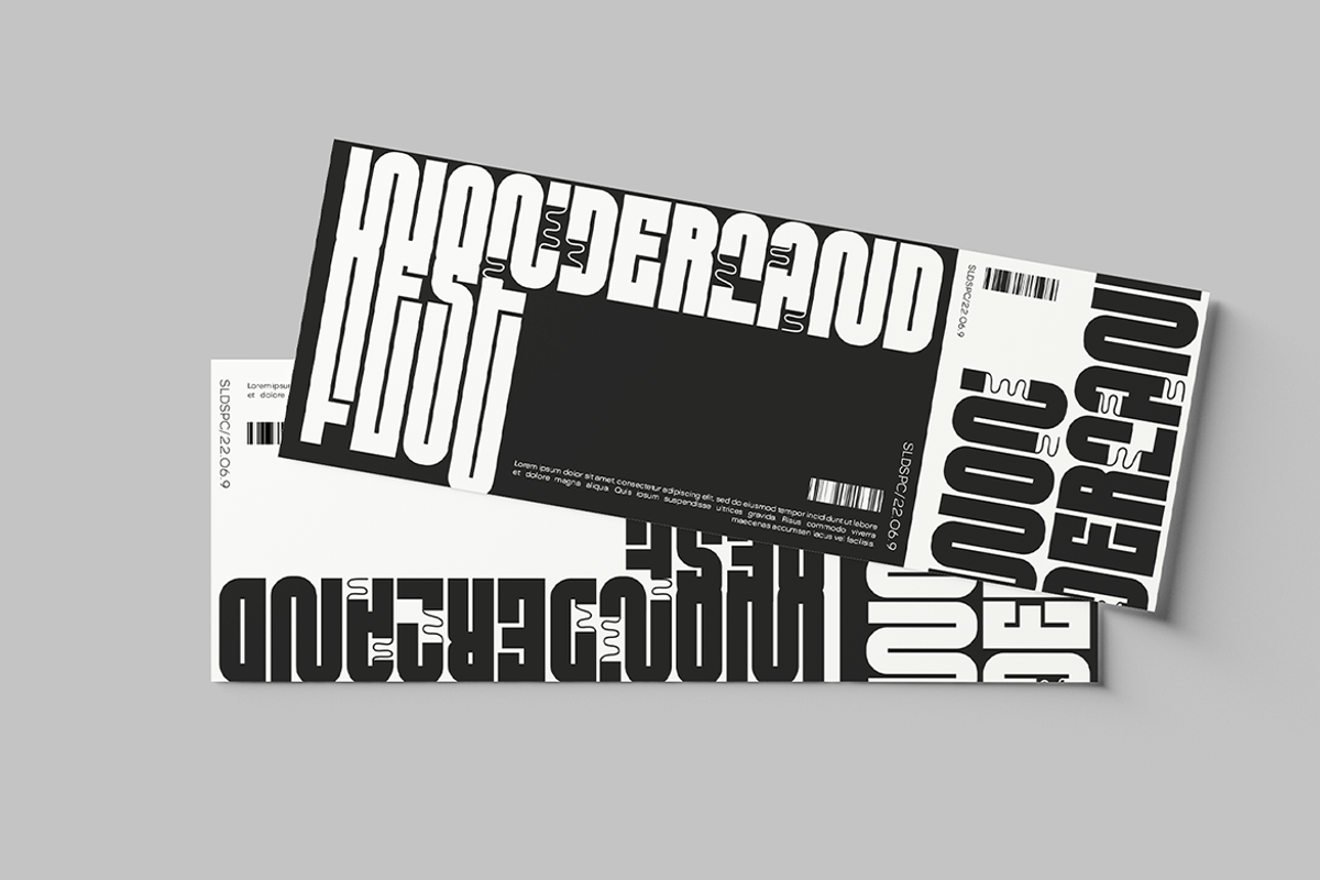 HS Monsnow - An Experimental Sans, a Sans Serif Font by Helipad Space (Photo 5 of 16)