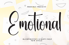Emotional | Script Font