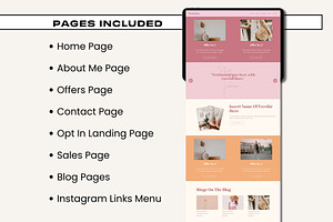 Squarespace - Pink Boho