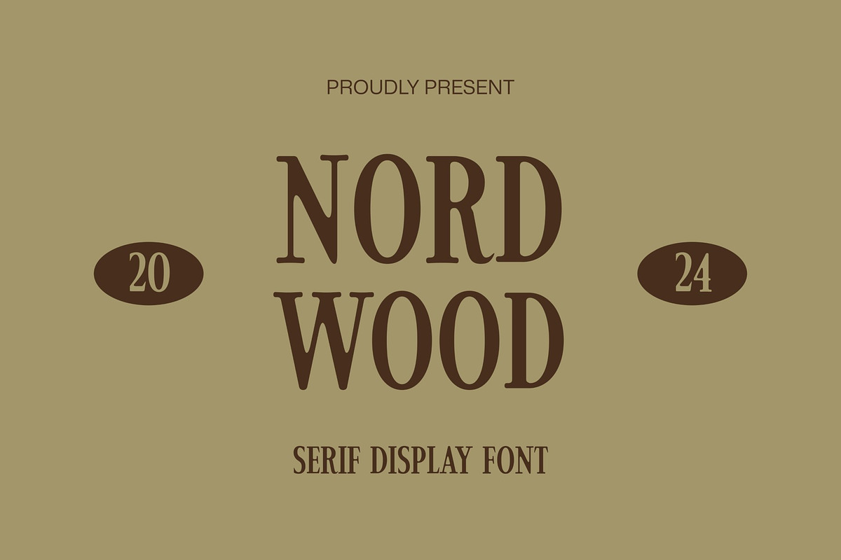 Nord Wood - Serif Display Font, a Serif Font by Studio Moara (Photo 1 of 8)