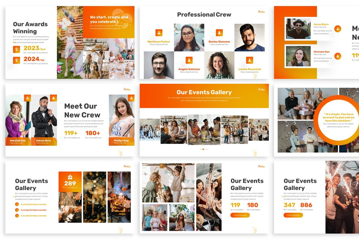 Festivy - Party Maker Powerpoint, a Presentation Template by SlideFactory (Photo 3 of 4)