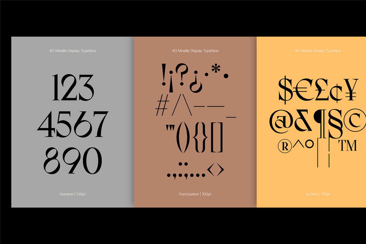 AO Mireille - Display Typeface, a Font by OwunStudio (Photo 5 of 15)