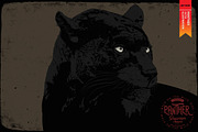 PANTHER - Vector illustration, an Animal Illustration by Artistic & Unique (Thumbnail 2 of 9)