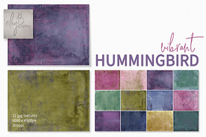 Vibrant Hummingbird Textures