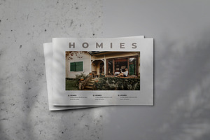 HOMIES Brochure Lookbook Template